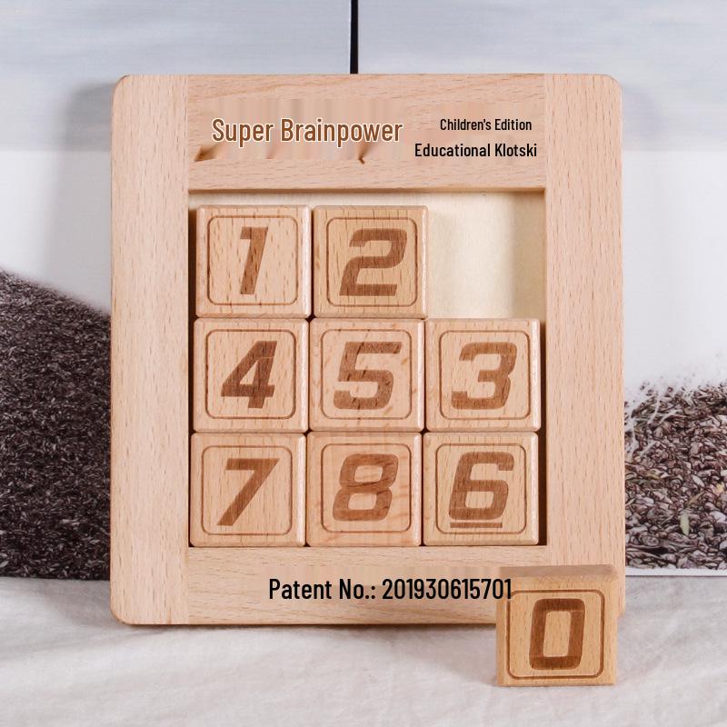 Children s Educational Wooden Digital Maze Board: Enhance Brainpower & Logical Thinking