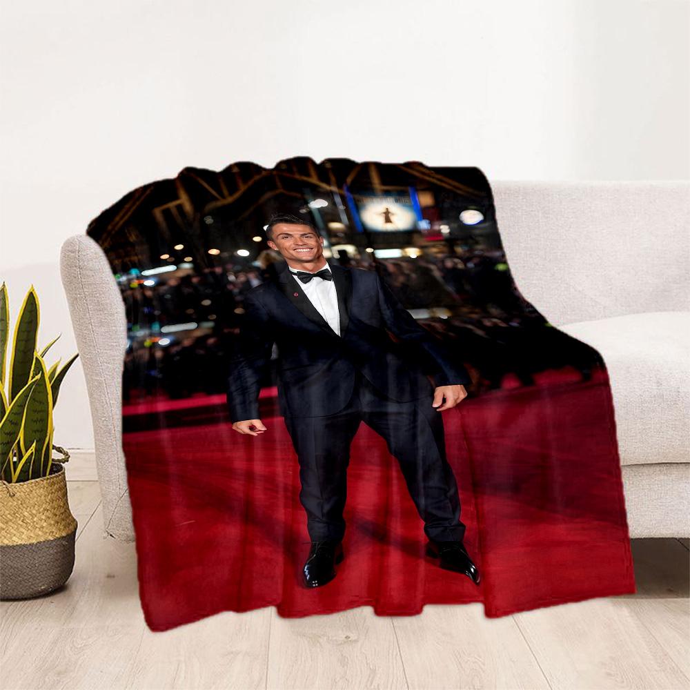 Cristiano Ronaldo 207 Blanket Comfortable Great for Seaside Picnics Bed Four Seasons Universal Modern Birthday Christmas Gift Blanket