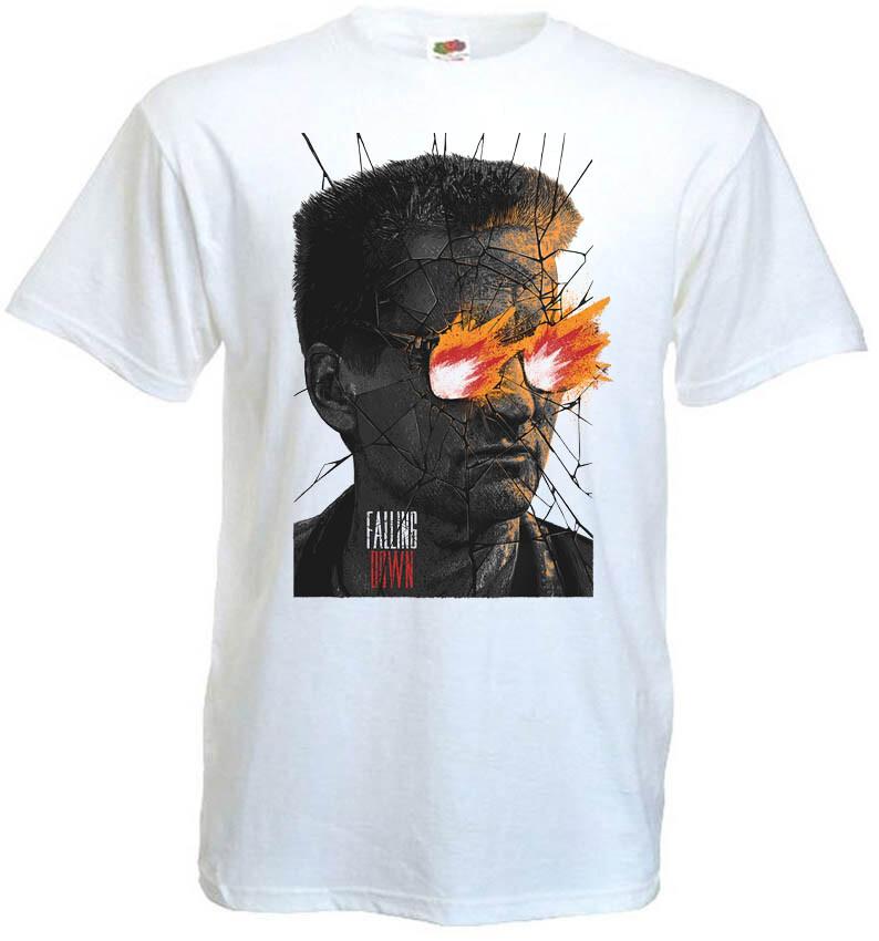 Falling Down v9 Michael Douglas T-shirt movie poster white all sizes S5XL XXXL
