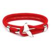 Shark Buckle Adjustable Couple Bracelet Multilayer Handmade Women Men Rope Wristband Jewelry Accessories