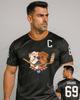 American TV Series Shoresy Shore No.69 Blueberry Bulldogs Hockey Jersey Quick Drying Sportswear Summer Men Women T-Shirt