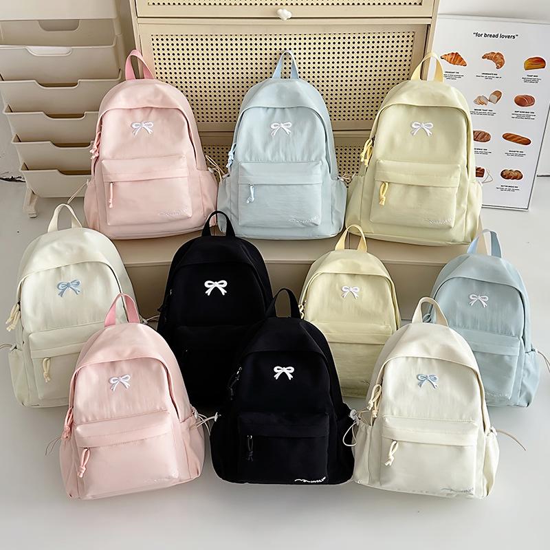 Japanese Style Girls' School Backpack: Versatile, Large Capacity, Fresh & Cute for Grades 3-6 & Junior High.