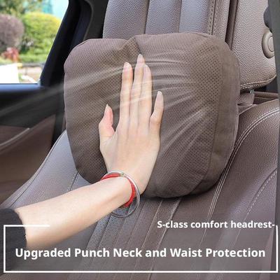 Support de Nuque pour Appui-tête de Voiture Siège Oreiller Doux pour le Cou Respirant Pour Maybach Classe S Design Protecteur Universel Nuque