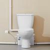 VEVOR Macerating Toilet System with Powerful 800W Macerator Pump, Rear Discharge and Upflush Toilet For Basement, Dual Flush Water Disposal