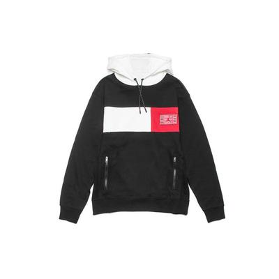 Air 11 Legacy Patchwork Pullover Hoodie Herren Tops Schwarz CU1510-010