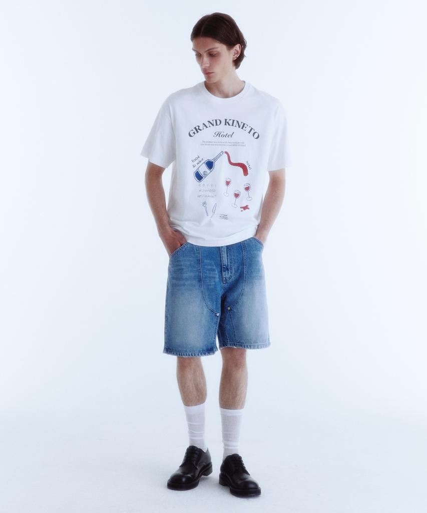 KINETO Grand Hotel Restaurant T-Shirt_White
