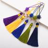 5pcs 13cm Short Tassel Spike Polyester Ice Silk Small Tassel Bookmark Key Chain Tassels for DIY Sewing Crafts Home Decor Tassel
