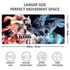 Anime  Zekrom Mouse Pad XXL Large Gaming Desk Mat AntiSlip Rubber Mousepad Lock Edge Office Laptop Keyboard Mat 90x40cm
