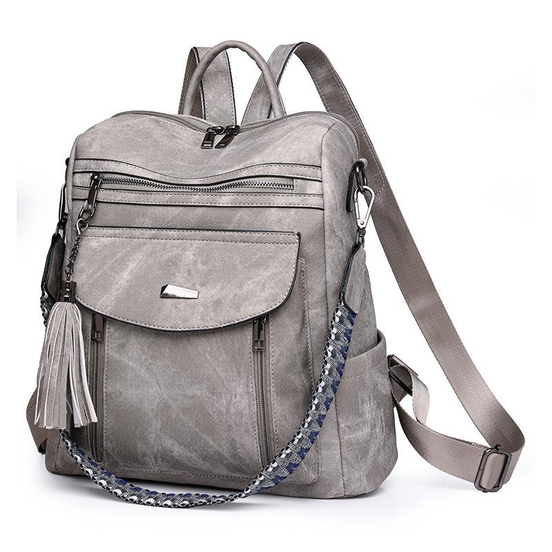 Damen Anti-Diebstahl Design Rucksack Lässiger Tagesrucksack Outdoor Damen Schulter Reise Multifunktionstaschen Damen Schulranzen