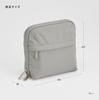 KOKUYO BIZRACK Travel Pouch, Medium, Gray, AMBG-BR210M