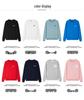 Sweat à capuche à manches longues et col rond en tissu éponge pour homme - Printemps/Automne 2024