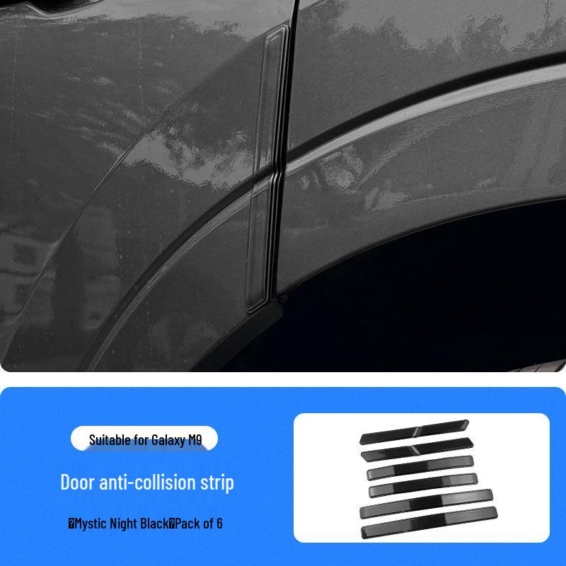 

Galaxy M9 Car Door Anti-Collision Strips - Scratch-Resistant Decorative Accessories Car Door Anti-Collision Strips for M9 чорний