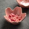 Mini Ceramic Dipping Dish Retro Floral Decorative Tray Jewelry Storage Plate Vinegar Dish Kitchen
