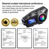 Helmet Intercom Motorcycle Wireless Bluetooth Headsets Intercomunicador Moto Riders Hands-Free Call Music Sharing Earphone