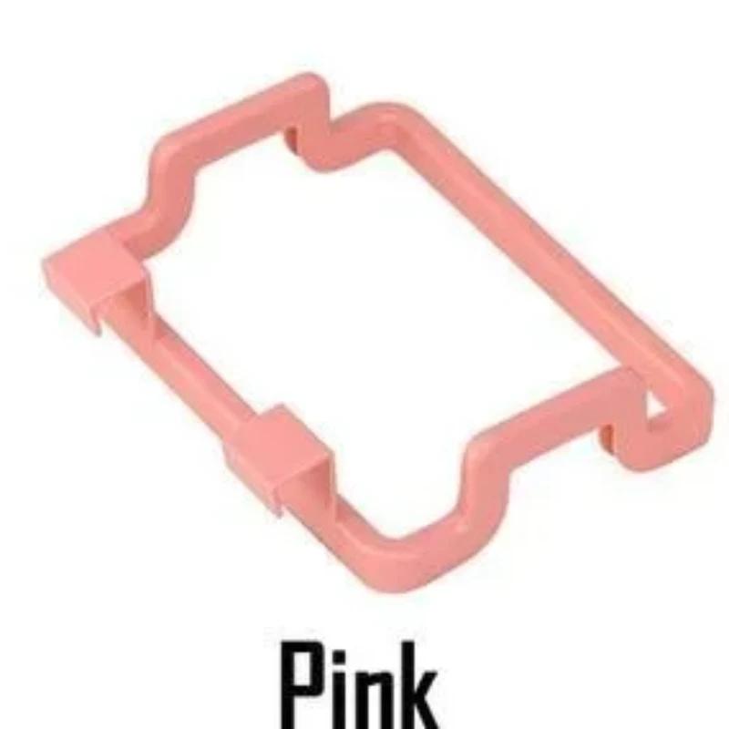 

Нержавеющая сталь шкаф для мусора кухонное хранение бытовые принадлежности кронштейн без пробивки мусорный бак стойка дверь шкафа Pink