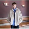 Meilade Men's Retro PU Leather Jacket - Autumn/Winter Trendy, High Street Loose Fit, Handsome Stand Collar Casual Outerwear