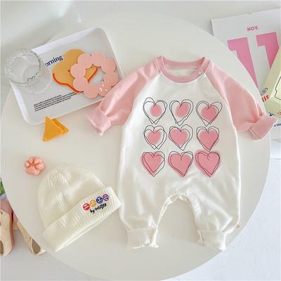 Venese Infantil Coração Rosa Syoke Sale Manga Comprida Spacewear Tamanho Não. 90, as melhores roupas infantis da Coreia