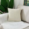 Waterproof Solid Color Jacquard Pillow Cover for Sofa Office Waist Cushion Cover Home Decorative Pillowcase Decoration 45x45