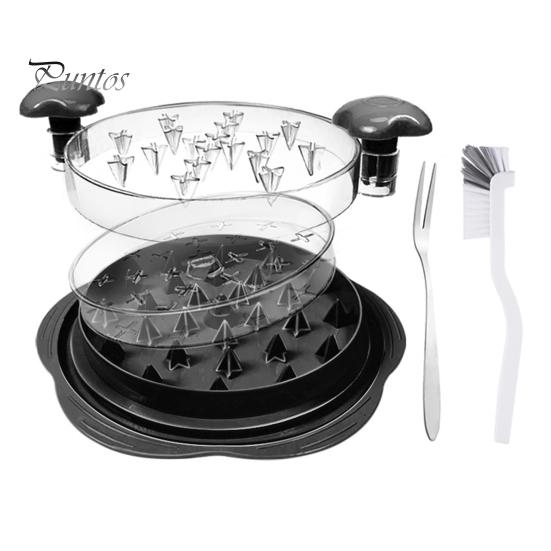 Chicken Shredder Large Chicken Breast Shredder Tool with Brush Set Ergonomic Handle BPA Free Dishwasher Safe Chicken Pork Chopper