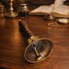 Decorative Brass Bell with Wooden Handle Maritime Nautical Bell Home Accent