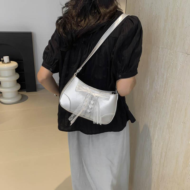 Bowknot Summer Trendy Small Square Handbag For Fashionable Women In Colors Various