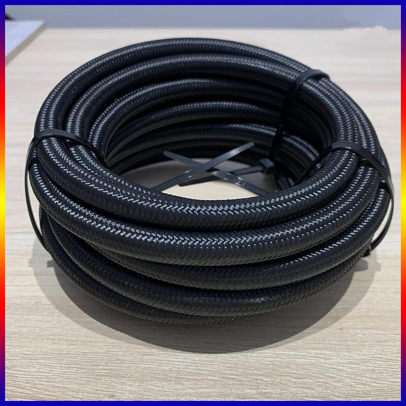 CEP Rubber Hose Nylon Braided Fuel Hose Rotary Joint Connection Adapter Kit AN4 AN6 AN8 AN10 AN12 Hose End Fittings