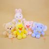 Plush Candy Raccoon Toy With Soft Short Pile For Kids Room Decor