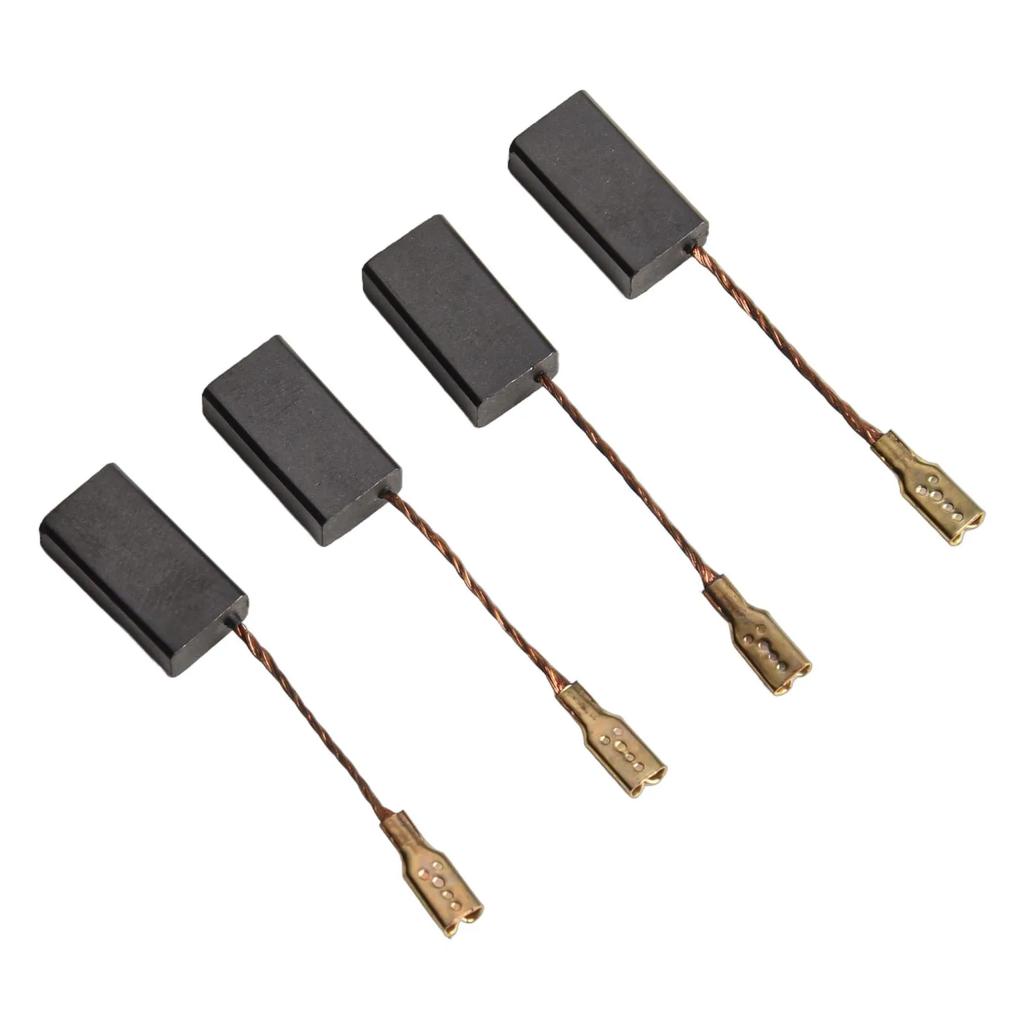 Angle Grinder Carbon Brush Replacement Durability For Angle Grinder High Quality Metal 4pcs Workshop Equipment