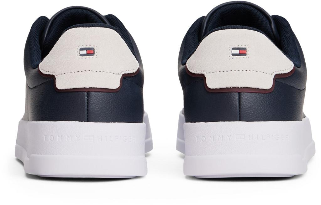 Sneakers Tommy Hilfiger TH Court LTH Detail Ess Navy White