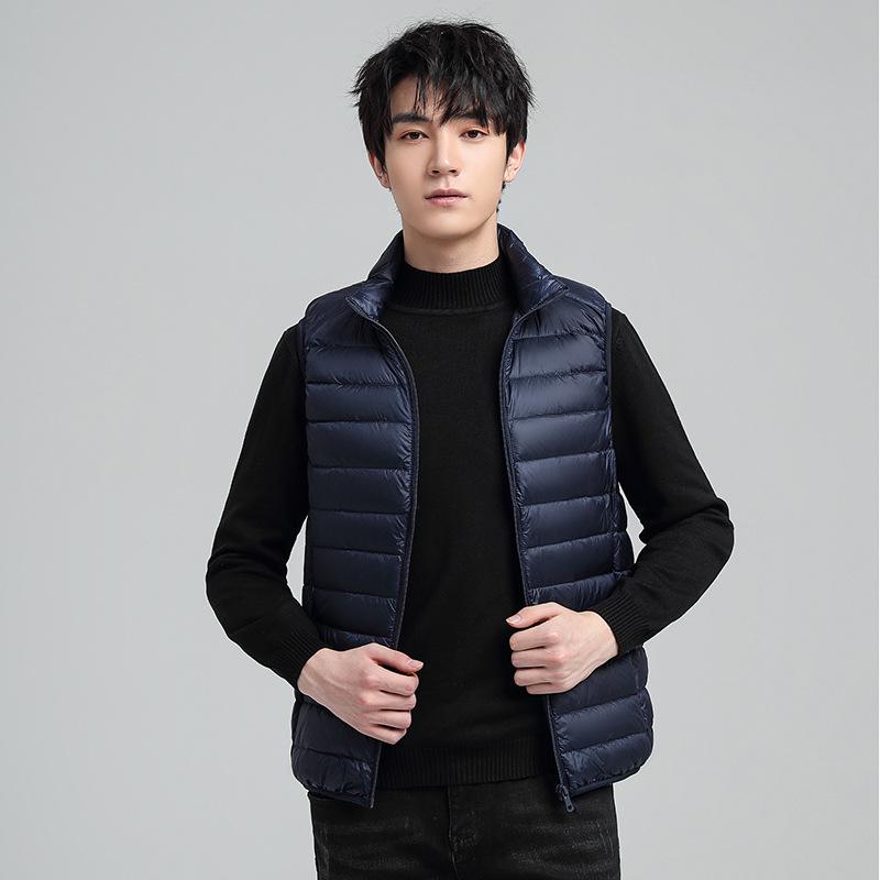 Men's 2025 Lightweight Hooded Down Jacket - New Arrival Winter Stand Collar Short Outerwear