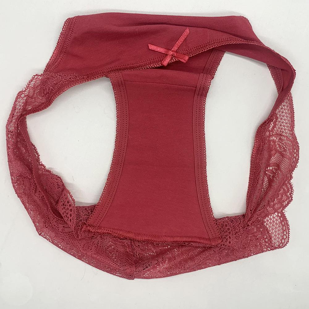 Underwear Women Panties Sexy Lace Low Waisted Everyday Briefs Hipster Ladies sKnickers Lingerie Intimates 6 PCS/lot