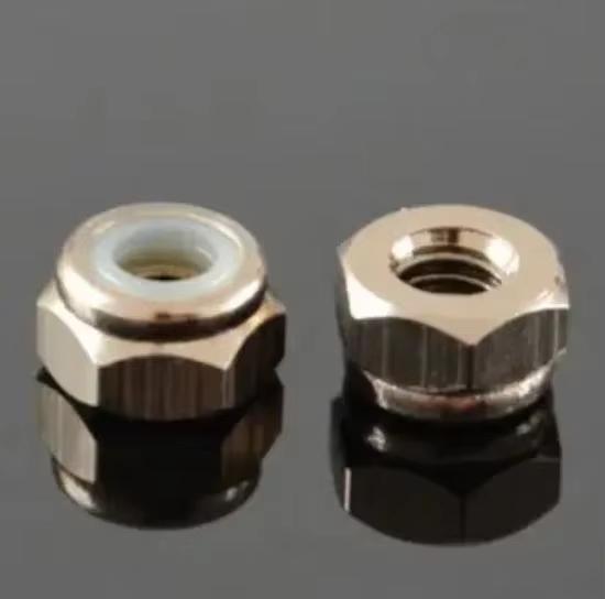 1~3pcs Aluminum Lock Nuts M2~M8 Anodized Colorful Aluminum Hex Nylon Insert Lock Nut Self-locking Locknut Taiwan Standard