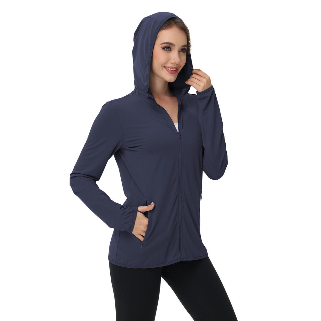 Summer Women's Sun Protection Clothing Large Size Women's Thin Jacket UV Protection Outdoor Long-sleeved Windbreaker