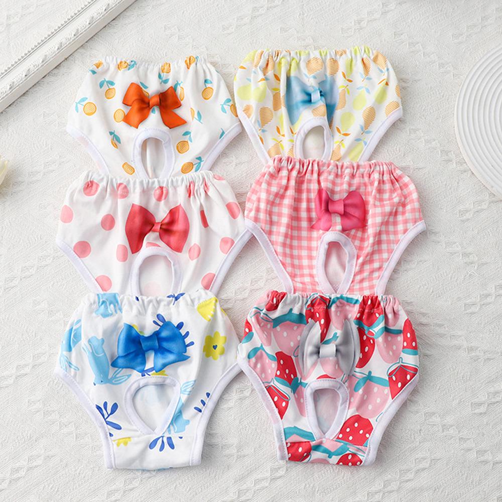 Pet Physiological Pant Dog Diaper Sanitary Washable Female Dog Shorts Panties Menstruation Underwear Briefs Pet Products