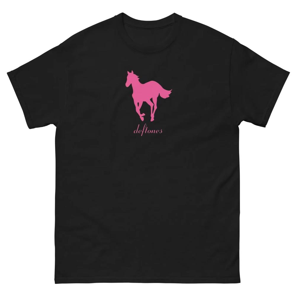 

Deftones White Pony Classic Logo Cotton Print T-Shirt High-end Is for Both Men and Women Top Y2k Brand Tee Casual Vintage Retro 4XL