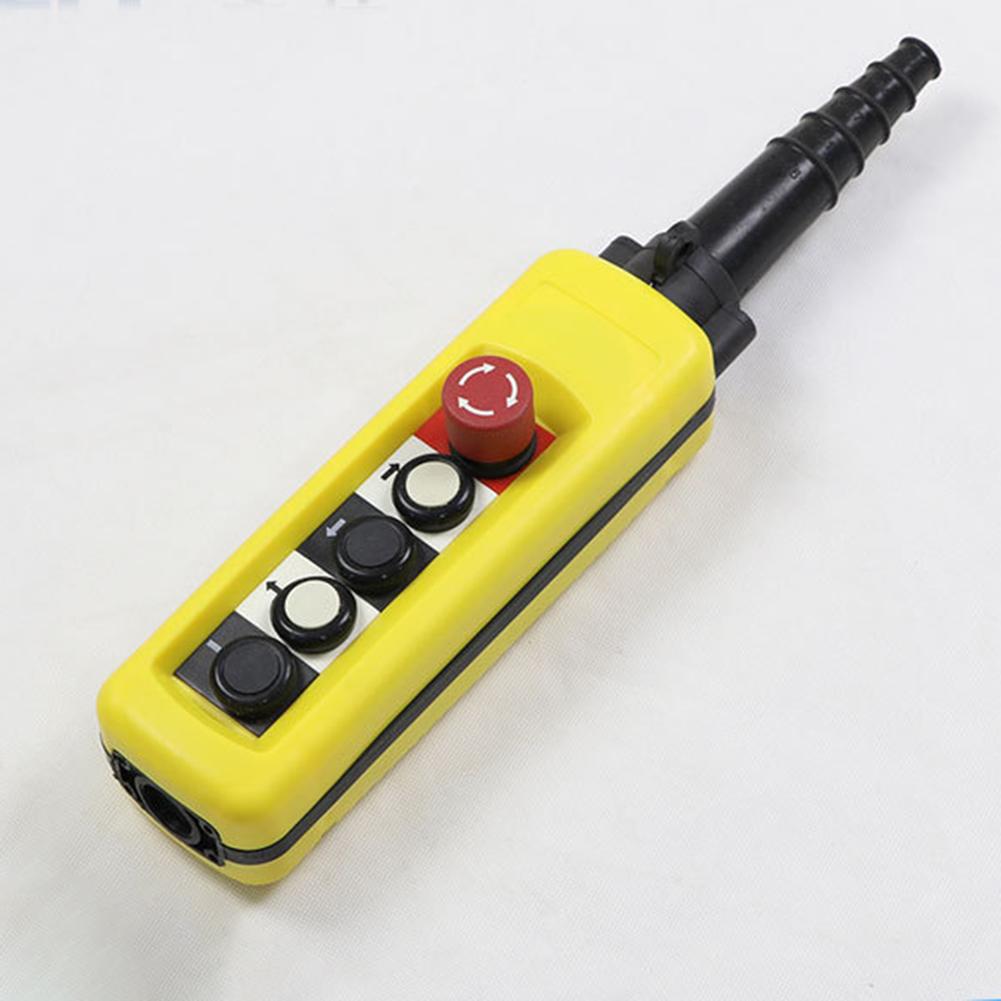 Hoist Crane Control Button Control Station Industrial Lifting Operations Break-Resistant Design Copper-Based Conductors