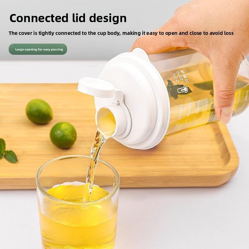 Multi-functional Sealed Storage Tank, Household Shaker Cup, Refrigerator Cold Water Cup with Lid, Leak-proof, White Sugar Portioning Bottle