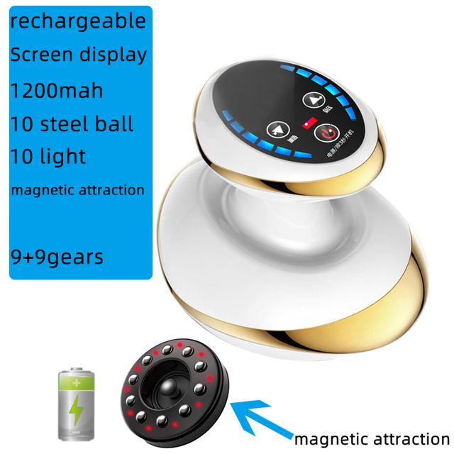 

Электрический вакуумный баночный массажер, антицеллюлитная терапия, беспроводной гуаша, скребок, сжигатель жира, присоски для похудения