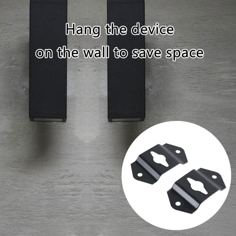 Bezpieczne uchwyty ścienne do montażu głośników na ścianie Hak do głośników dźwięku przestrzennego Minimalistyczna, solidna konstrukcja metalowa