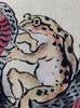hand towel Frog and Snake Play Enlarged by Kyosai Kawabe Ukiyo-e