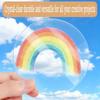 10Pcs 2MM Acrylic Round Disc 3/5/10/15CM Transparent Acrylic Circle Blanks Round Shape Clear Transparent Disc