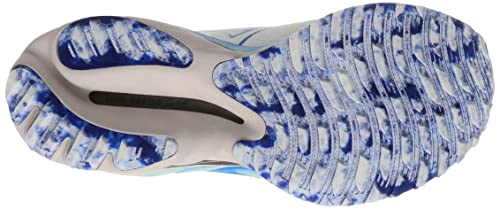 Mizuno Wave Neo Wind Running Shoes, Lightweight, Men's, White/Blue, Size 28.0 Cm, 2E, for Jogging, Marathons, Sports, and Training