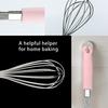 Easy to Clean Stainless Steel Whisk Manual Baking Mixing Tool for Cooking with Durable Stainless Steel Construction