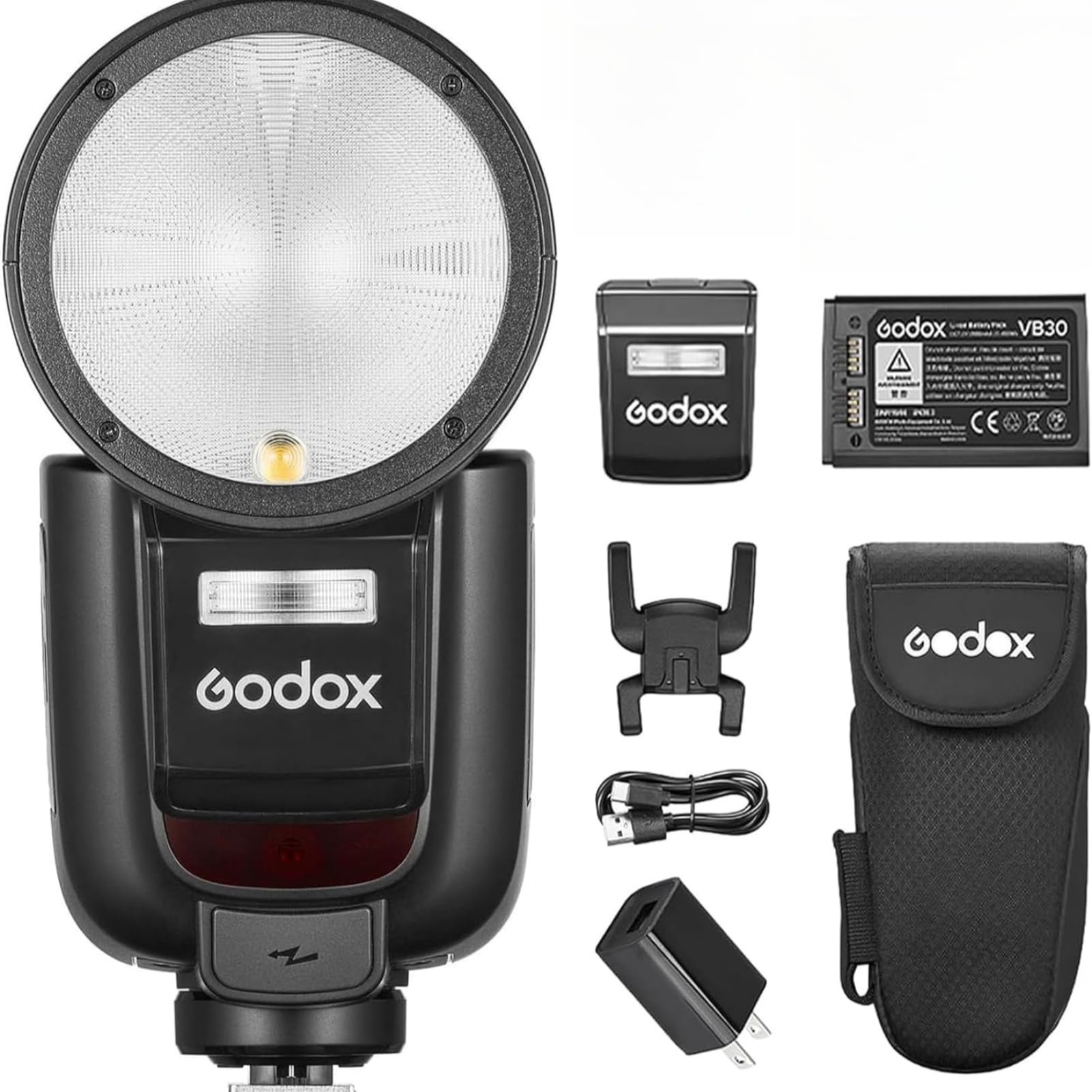 

Authorized GODOX V1 PRO C Flash Strobe CANON Compatible 76WS TTL Round Head PRO [GODOX Dealer] (V1 C)