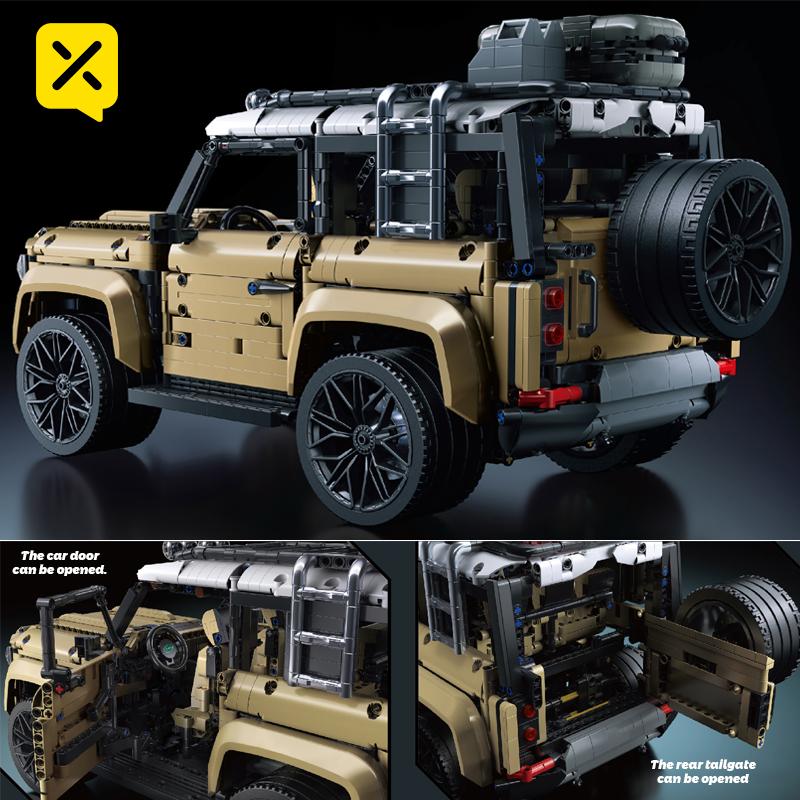 TOYLINX Off-Road SUV Building Blocks Remote Control Power Package 1:8 Scale Technical Car Model Assembling Bricks Gift for Kids
