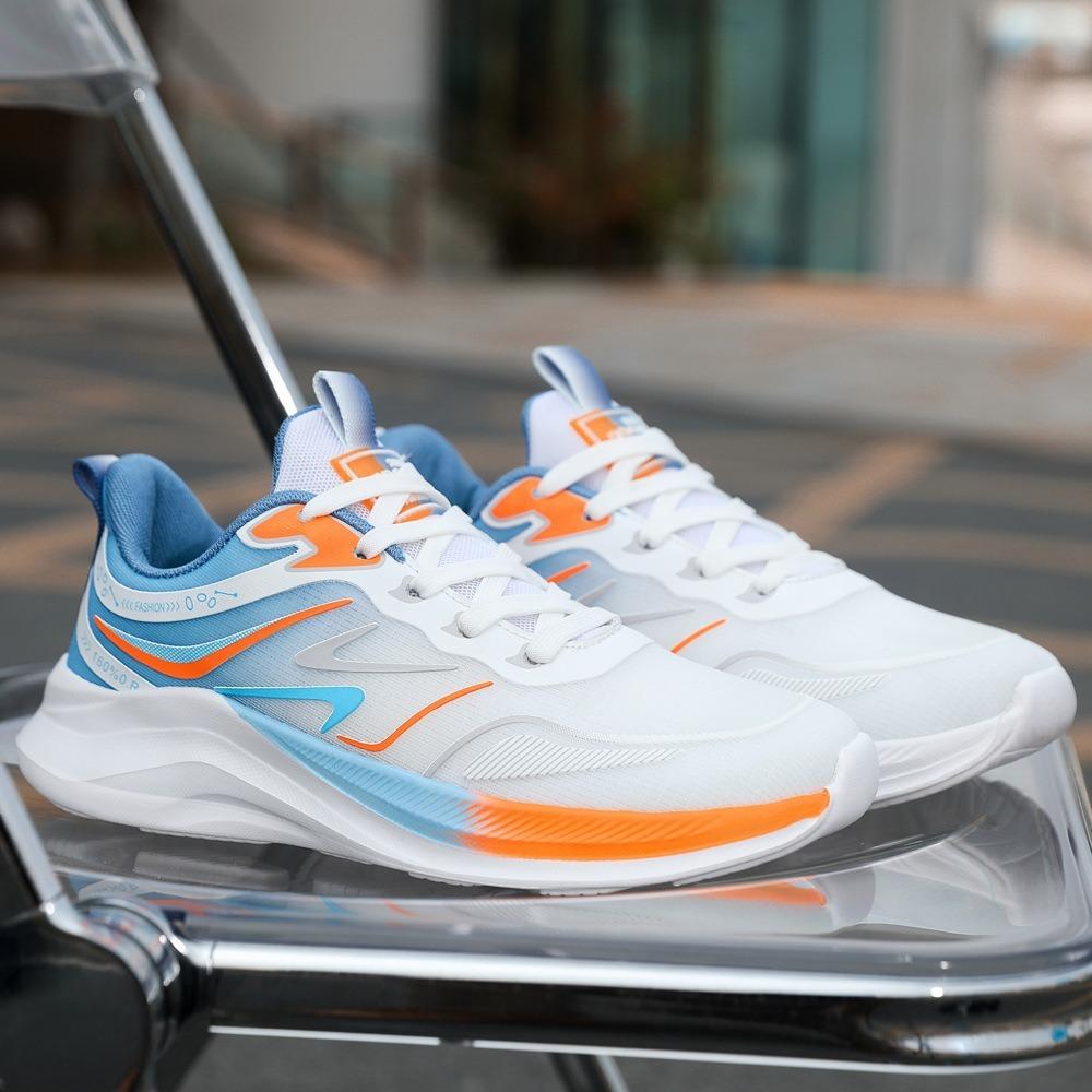 Men's Shoes 2025 New Shock Absorption Trend Running Shoes Summer Breathable Versatile Fitness Casual Sports Shoes Breathable Shock Absorption