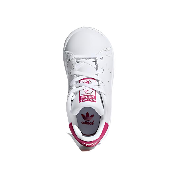 Adidas Originals STAN SMITH I Abrasion Resistant Abrasion Resistant Low top Toddler Shoes White Red Infant And Toddler BB2999