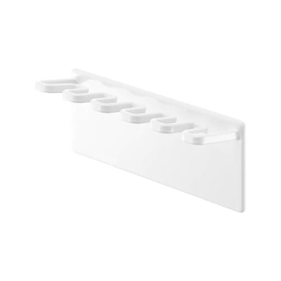 Yamazaki Jitsugyo Magnetic Bathroom Toothbrush Holder 5 Rows White Approx. W13XD3.5XH5cm Mist Bathroom Storage Toothbrush Storage 4239
