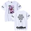 Genshin Impact T Shirt for Men Women Summer Clothing Fitness O Neck Anime Man T-shirt for Male Oversized Men T-shirts Tops