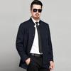 Brand Men's Autumn/Winter Stand Collar Business Casual Jacket for Middle-aged and Elderly